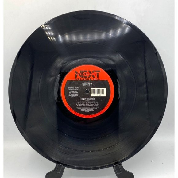 Jinny – Keep Warm 12” Garage House Vinyl 1991 Next Plateau Records 6 Mixes 91 - Picture 5 of 6